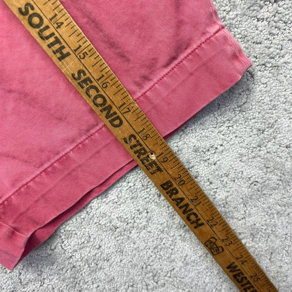 Polo Ralph Lauren Chino Shorts Mens Size 34 Pink Classic Fit 9 Inch Cotton Twill
